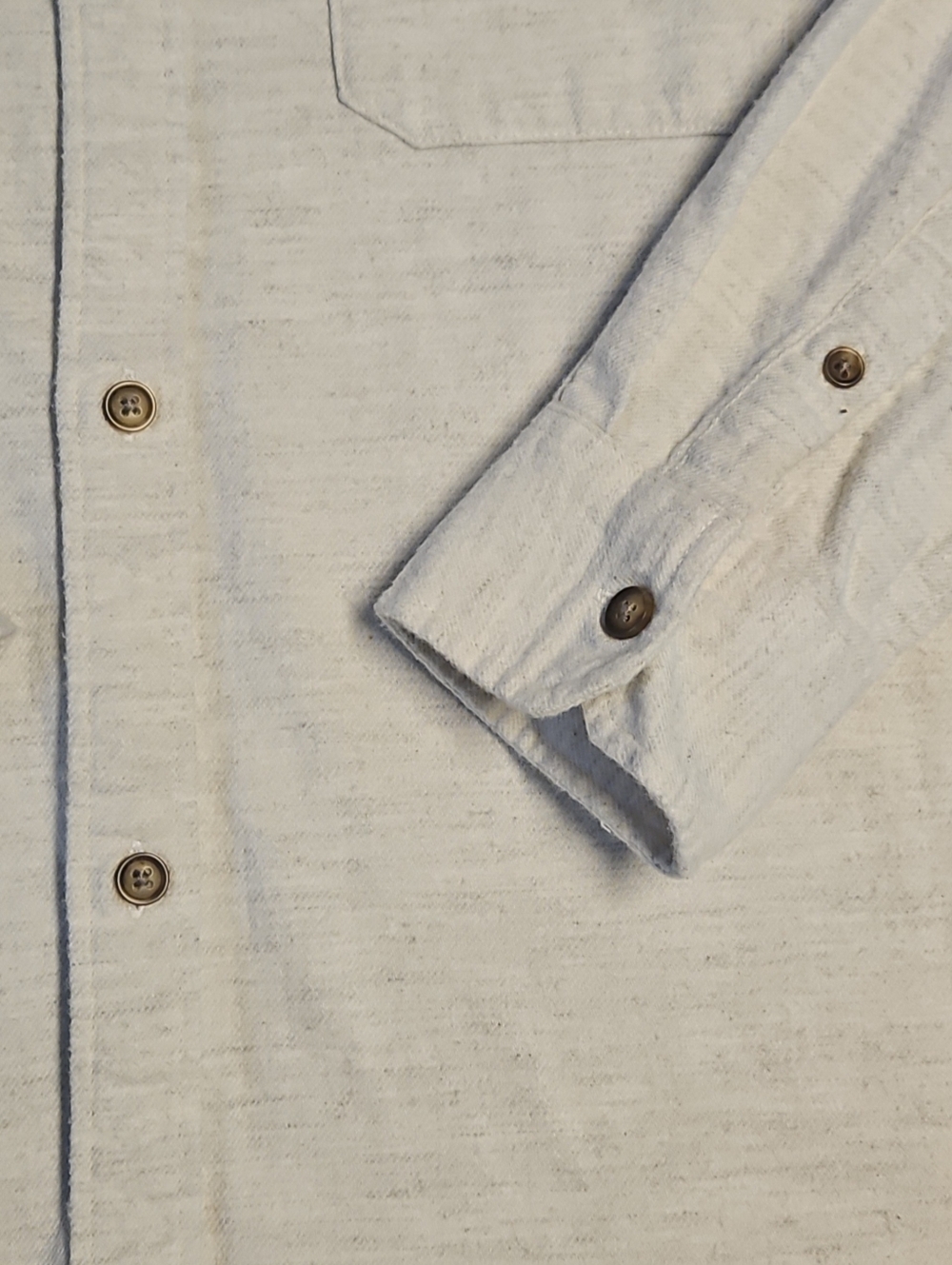 GAP Kids Boys Cream Button-Up Soft Shirt Size X-Large - Picture 3 of 6